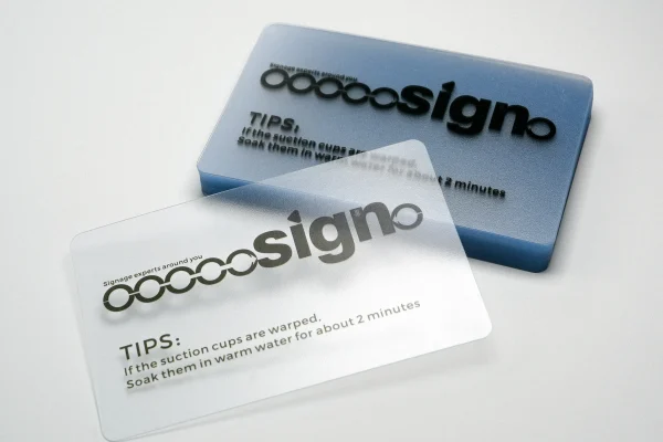 PVC Cards — plastic card #1094 Plastic cards with printed text, ideal for membership or ID use.
