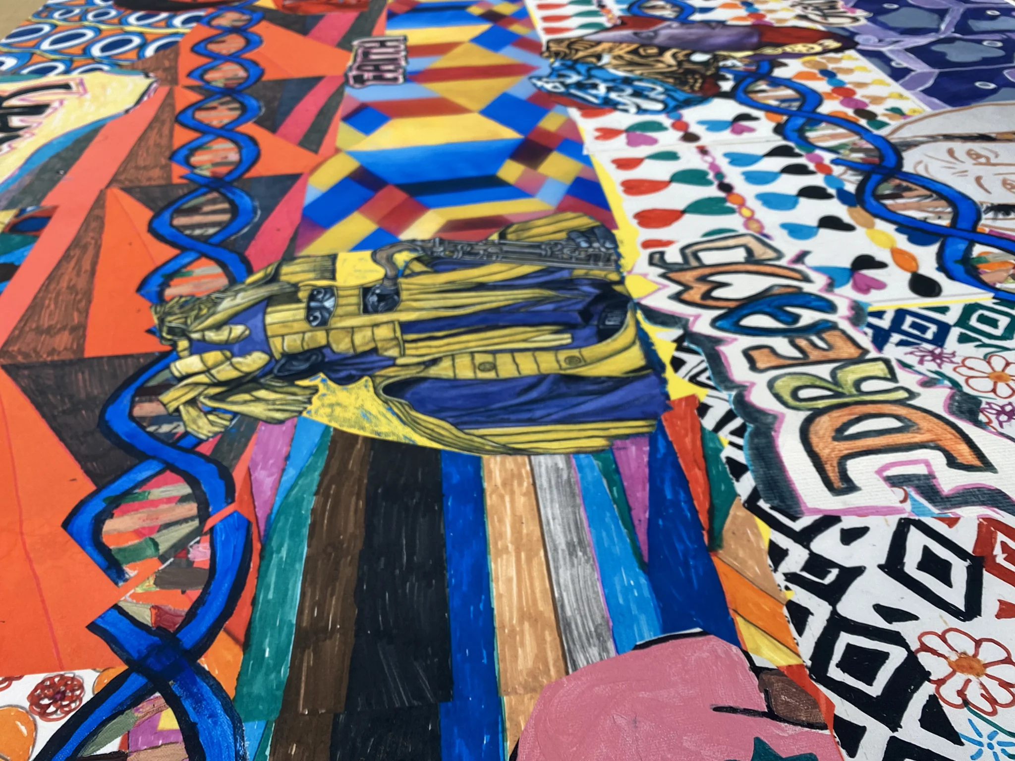 Custom fabric printing with vibrant patterns and designs.