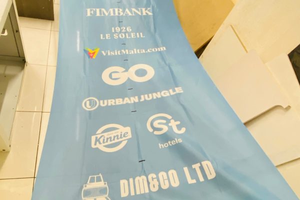 outdoor banner printing malta Large outdoor event banner — Sliema Arts Festival Malta
