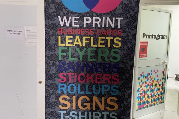 rollup banner printing malta Custom rollup banner by Printagram — large format printing Malta