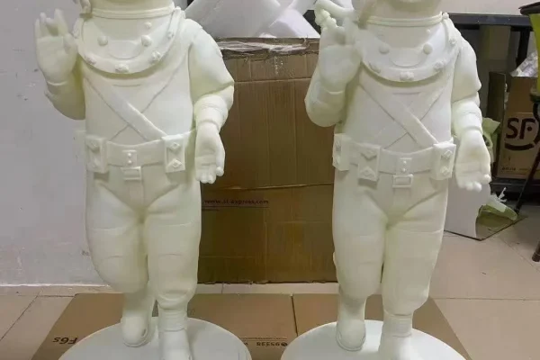 3D printed astronaut figurines — custom 3D printing Malta