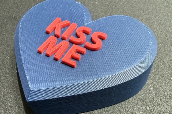 3D printed heart-shaped gift box — 3D printing Malta